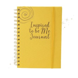 Inspired to Be Me Journal - Journals for Women - Self Care Gifts for Women - Journal - with Weekly Intention & Reflection Pages - Gift for Women's Personal Growth & Healing Journey - Includes Inspirational Poem - Yellow