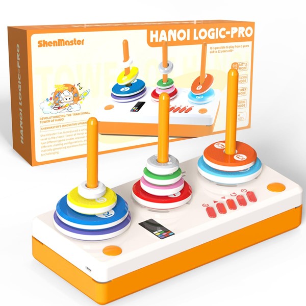 ShenMaster Electronic Tower of Hanoi,Logic Puzzles for Kids & Adult