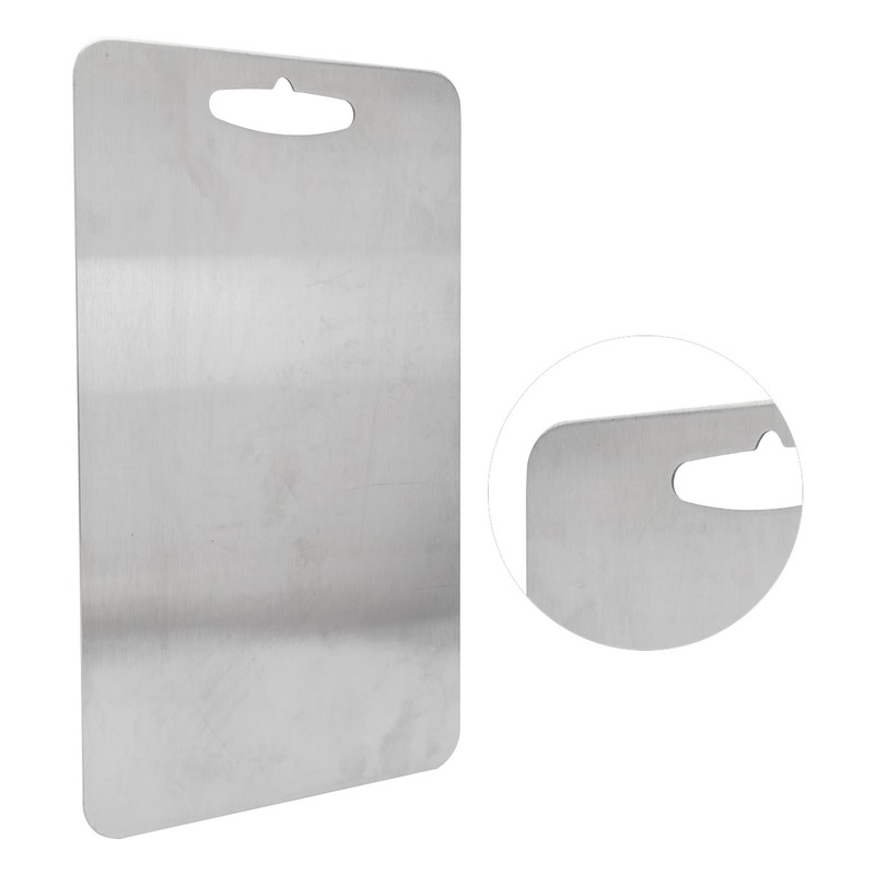 Cutting Board Multifunctional Double‑sided Stainless Steel Chopping Board for Kitchen