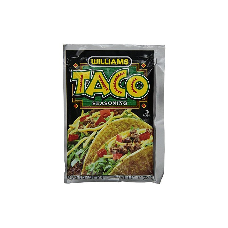 Williams Taco Seasoning Mix, 1.25 Ounce (Pack of 6)
