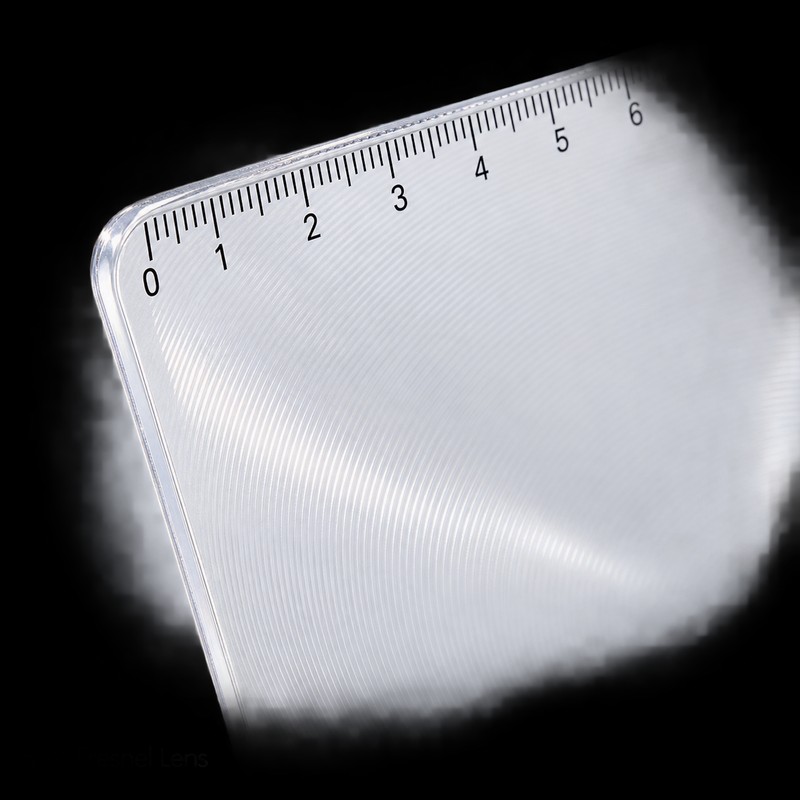 3X Credit Card Magnifier with Ruler, Ultra-Thin PVC Wallet Pocket