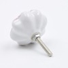 Pink Detailed Floral Pattern Ceramic Knob, Pull, Handle, for Cupboards,