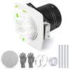 XABJU 505 8 Inch Bathroom Exhaust Fan 200 CFM with