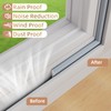 196” Wedge-Shape Foam Window Weather Stripping Door Seal Strip,Soundproofing Frame