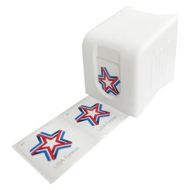 Stamp Roll Dispenser for a Roll of 100 Stamps