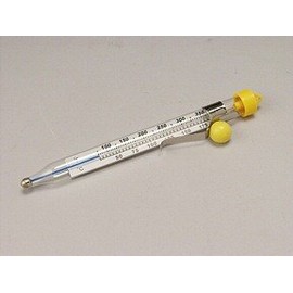 Taylor 3510 TruTemp Series Candy/Deep Fry Analog Glass Tube Thermometer with Immersion Shield