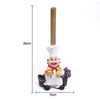 Osuter Standing Kitchen Roll Holder, Wooden Kitchen Roll Holder, Rubber