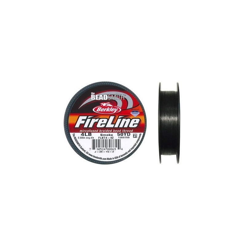 BEADSMITH Fireline (4LB Smoke Gray)