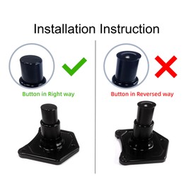 Cyreedom Motorcycle Push Button Solenoid Cover Starter Engine Starter for Harley 1991-2017 Softail Dyna Sposter Big Twin Model (Black)