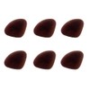 GSHLLO 20 Pcs 30mm Brown Flocking Safety Nose Doll Teddy