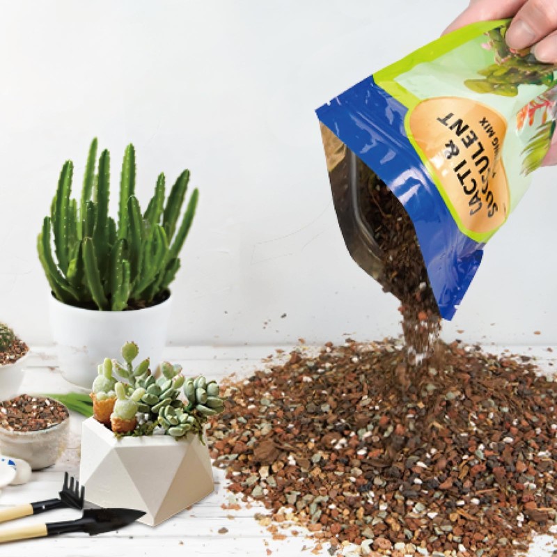 Doter Succulent & Cactus Soil Potting Mix 1qt, Chunky Dirt