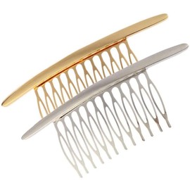 2 x Alloy Hair Clips French Twist Comb Hair Clips Inserts Handles Hair Fork Pigtail Holder for Wedding Daily Gift Hair Accessories