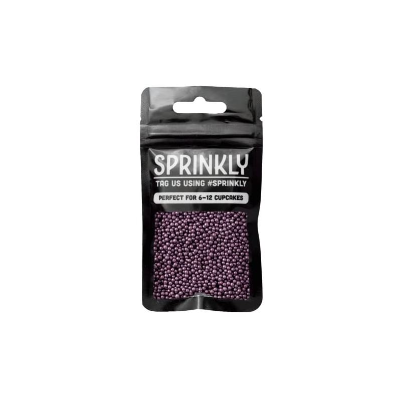 SPRINKLY - Glimmer Pearls - Aubergine - 30g