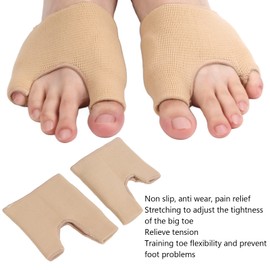 Breathable Bunion Corrector, U-Shape Hallux Valgus Correction Orthopaedic Forefoot Pads, Bunion Relief Protector Sleeves Kit