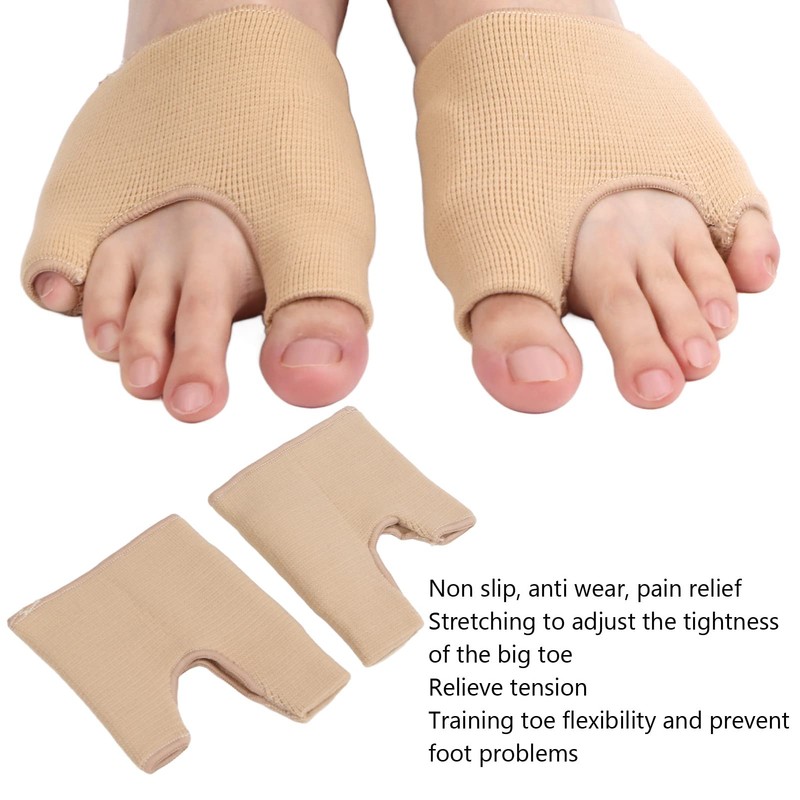 Breathable Bunion Corrector, U-Shape Hallux Valgus Correction Orthopaedic Forefoot Pads,