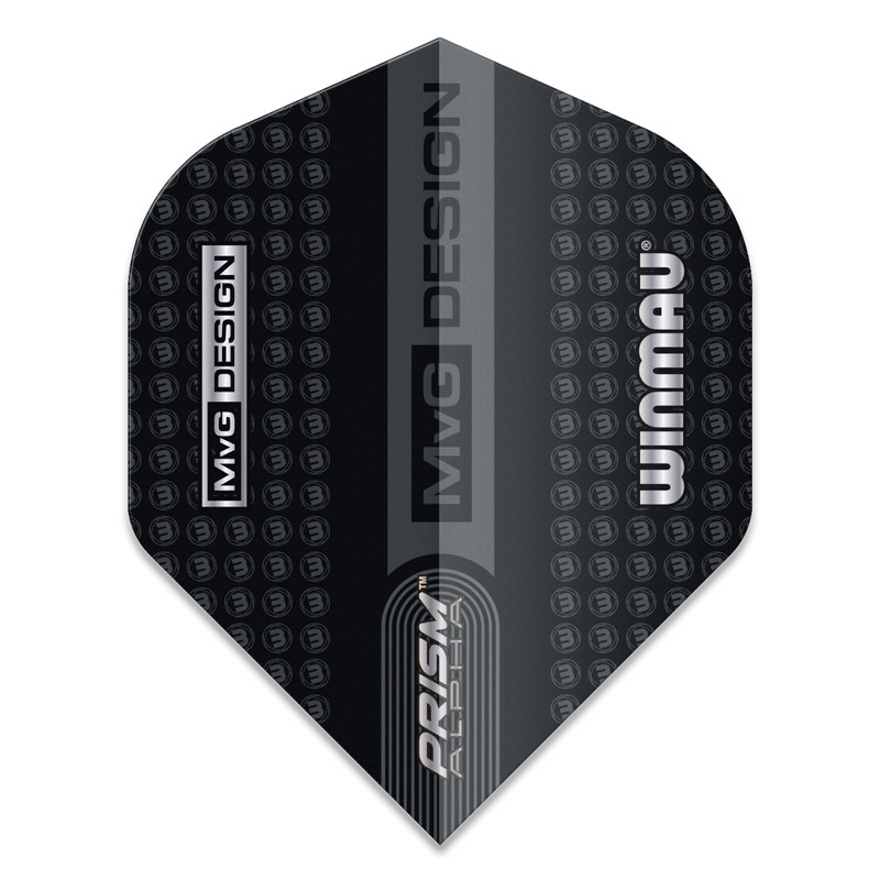 WINMAU Prism Alpha Michael Van Gerwen MvG Logo Black &