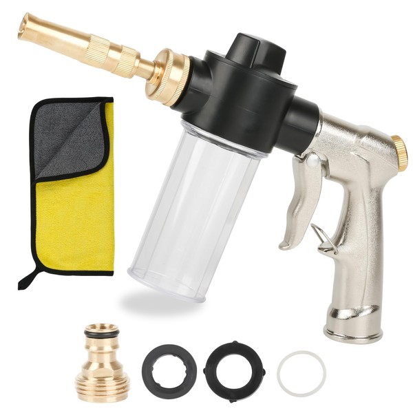 High Pressure Car Wash Foam Gun Sprayer, Adjustable Foam Ratio