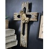 Ebros Gift Rustic Western Faux Wooden God Bless Our Family