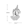 Children's Girls' Earrings Real 925 Sterling Silver Horse Unicorn Stud