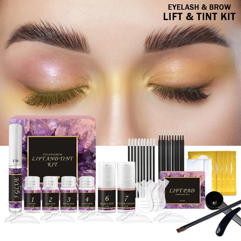 Eyelash and Brow Lift and Tint Kit Eyelash Lamination Starter