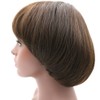NEWPECK Afro Girls Cosplay Mushroom Wig Short Haircut With Bangs