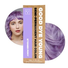 Good Dye Young Tinte para El Cabello Semipermanente, Vegano y Sin Crueldad Animal, Dura Hasta 24 Lavados, Color Acondicionador No Dañino para El Cabello (5Fl Oz, Poni Lapidado)