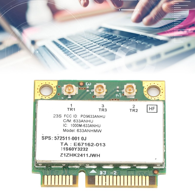 Wireless Network Card 450Mbps Mini PCIE WiFi Card 2.4G/5G for
