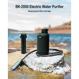 Internal Ultra Filter for BKLES BK2000 Electric Portable Camping Water Filter - Green Color