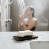 Vinsiora Soap Holder Modern Resin Decorative Tray for Bathroom Shower