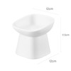 Yamazaki Home Tower Elevated Ceramic Pet Food Bowl - Angled,