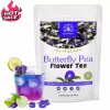 Hemp for U Butterfly Pea Flower Tea Pyramid Tea Bags, Clitoria ternatea Premium