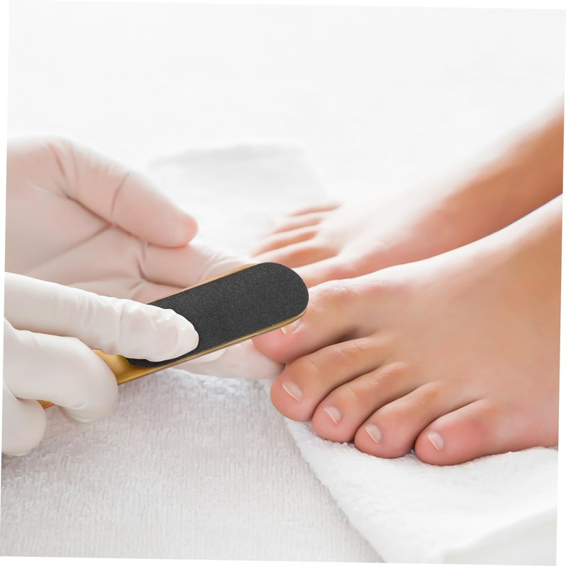 Ipetboom 2sets Foot File Callus Cuticle Remover Portable Sandpaper Exfoliator