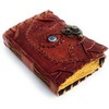 Finun-Lthr Hocus Pocus Leather Journal (Brown, 7x5 inch)