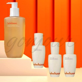 Sulwhasoo Gentle Cleansing Foam 200ml Sulwhasoo Travel First Care Activating Serum 6th Generation 15ml 3 pieces total 45ml set / 설화수 순행 클렌징폼 200ml  설화수 여행용 윤조에센스6세대 15ml 3개 총 45ml세트