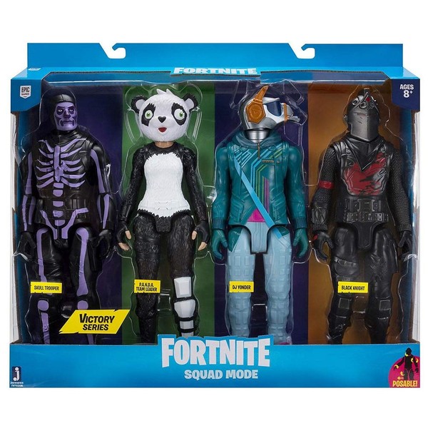 Epic Games Fortnite Squad Mode Victory Series 12" Posable 4 Pack Action Figures