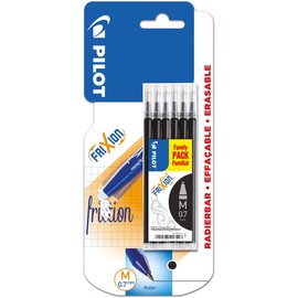 Set of 6 FriXion Pilot Refills - Black