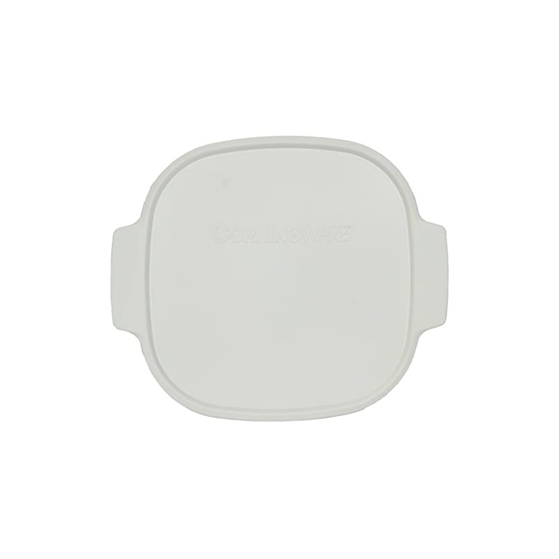 CorningWare A-12-PC (5L) White Rectangular Lids with Handles (4 Pack)
