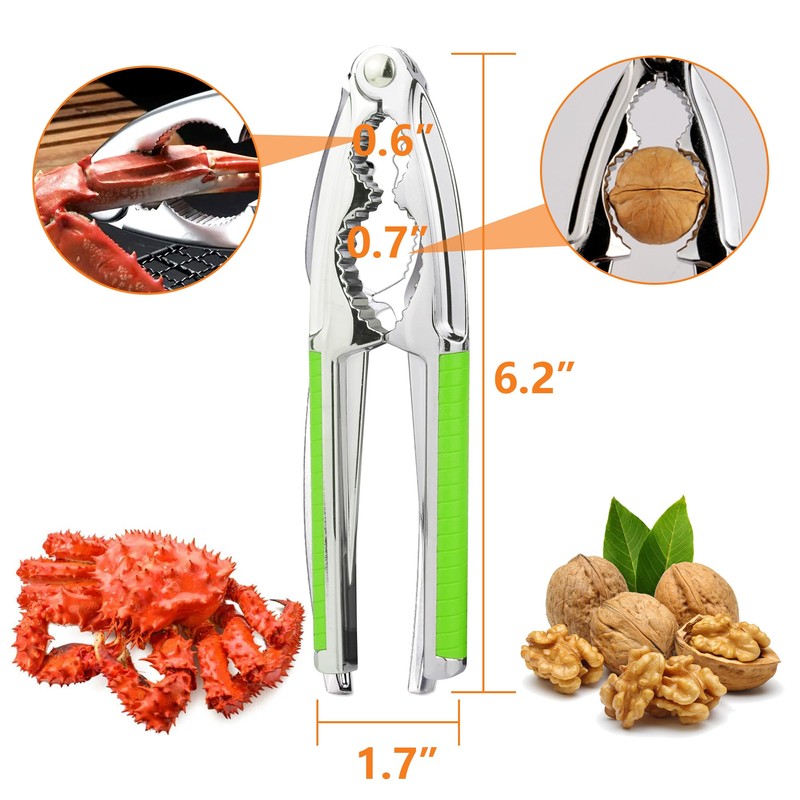 Bougraite Crab Crackers and Tools, 3 Pcs Crab Crackers with