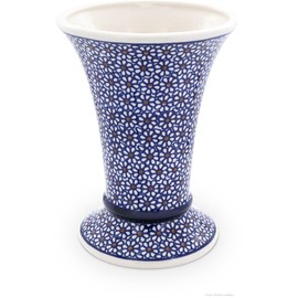 Original Bunzlauer Keramik Blumenvase groß "Valentina" H=19,5cm, Dekor 120