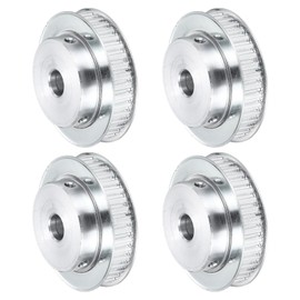 sourcing map 4Pcs Timing Belt Pulley Aluminum Idler Pulley XL40 Teeth 1/2"(12.7mm) Bore for 10mm Width Belts, 3D Printers, CNC Machines, Industry
