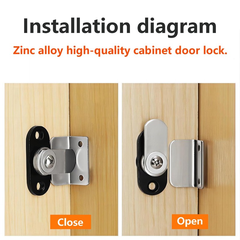 Qrity 1 Pcs Cabinet Lock, Mailbox Lock for Single Doors,