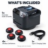 360° Automatic Card Shuffler and Dealer, 2-in-1 Rechargeable Machine with