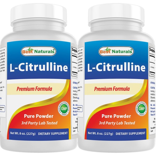 Best Naturals L-Citrulline Powder 8 OZ (8 OZ (Pack of 2))