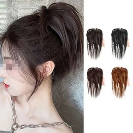 Hair part wig, bun, women's wig (WFIMC) Big tongs - Light brown WFIMC / 머리카락 부분가발 올림머리 여성가발 (WFIMINC) 빅 집게 - 연브라운WFIMINC