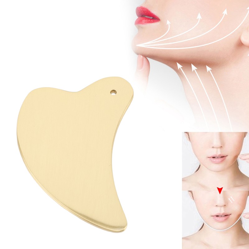Gua Sha Facial Tool Copper Facial Scraping Massage Tool Promote