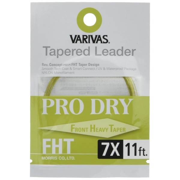 VARIVAS Harris Tapered Leader Pro Dry FHT 11ft 7X TL-42