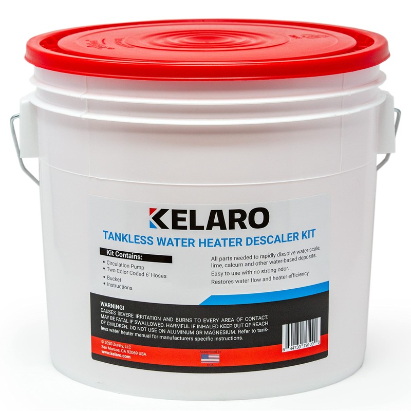 Kelaro Tankless Water Heater Flushing Kit - Just add Vinegar