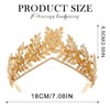 Vakkery Golden Leaf Crowns Headband Greek Goddesses Crowns and Tiaras
