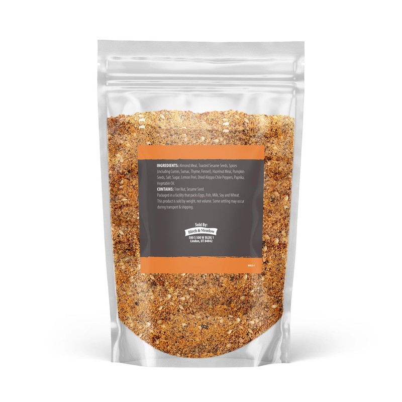 Birch & Meadow 1 lb of Dukkah, Spice Blend, Middle