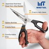 MINGTOOL Kitchen Scissors All Purpose, Stainless Steel Kitchen Shears Heavy